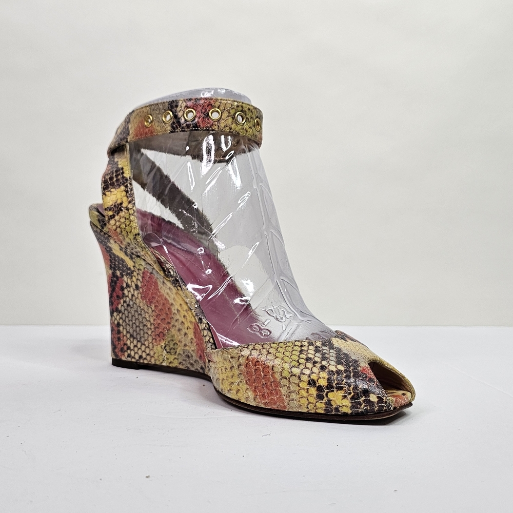 Kate Spade Remy Multicolor Snake Print Wedges - Picture 12 of 15